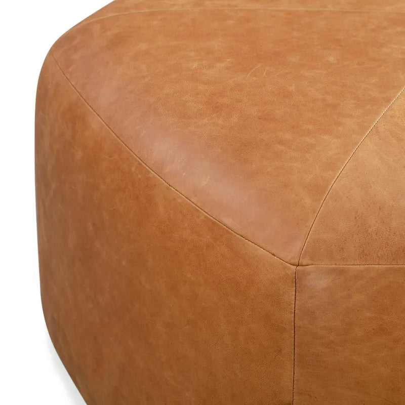 Porto Ottoman - Full Grain Genuine Italian Leather
