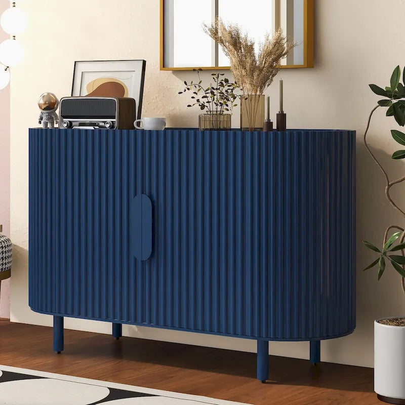 47.80 Inch high quality MDF Sideboard with Adjustable Shelves - 47.80 x 16.50