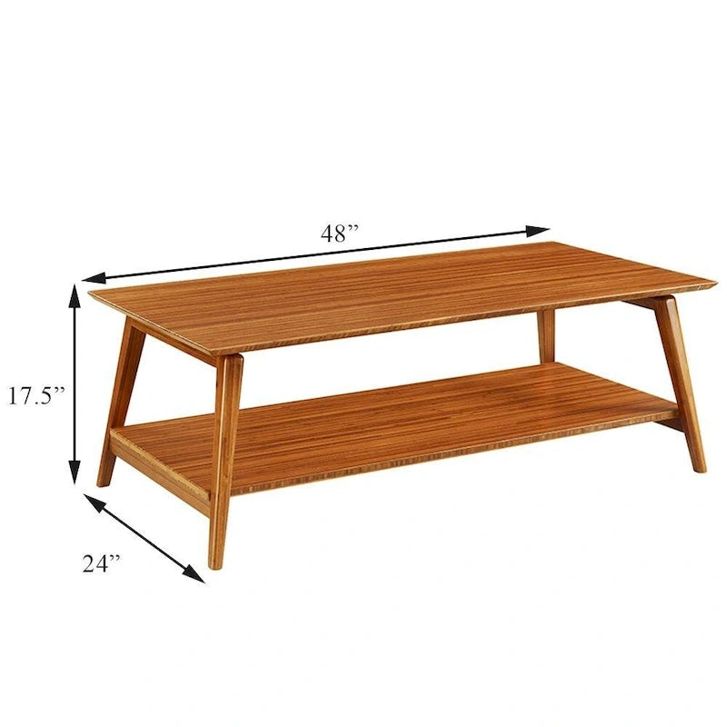Copper Geometric Coffee Table