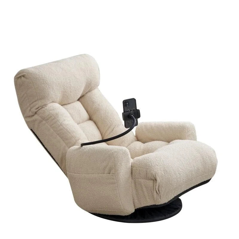 Fauteuil de jeu de sol ergonomique, pivotant et inclinable