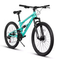 NAYSAYE Vélo de montagne 26 pouces Cadre en acier 21 vitesses Fourche suspendue Vélo adulte pour l'extérieur, Bleu, 68.00*27.00*38.00