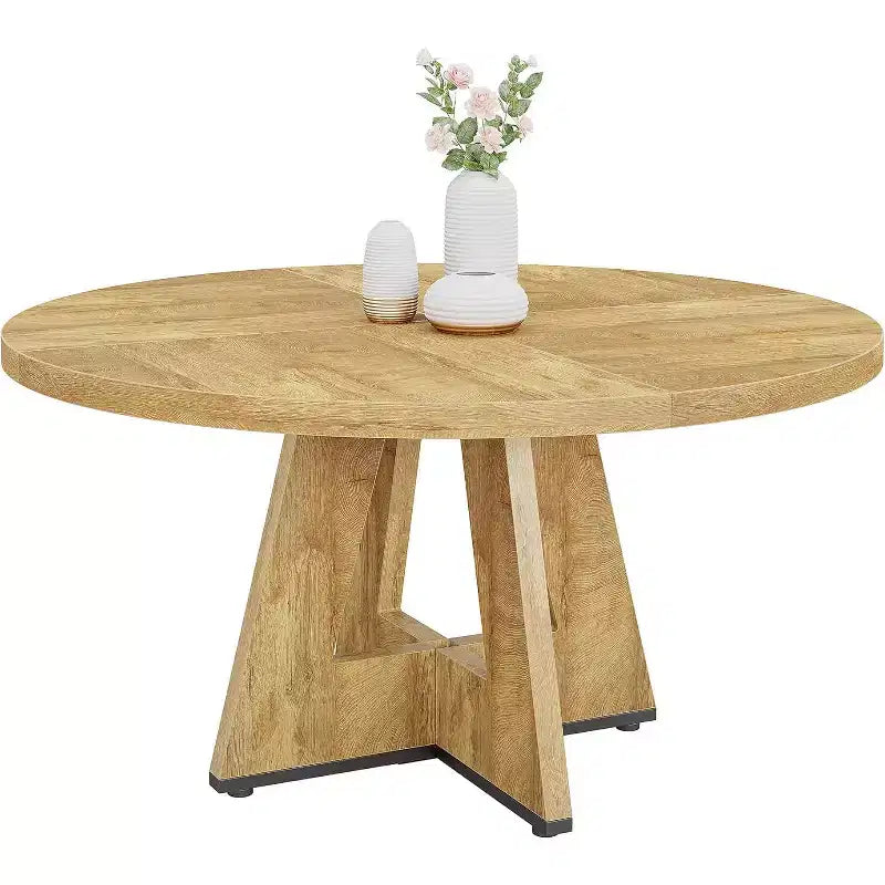 Table à manger ronde de 120 cm pour 4 personnes