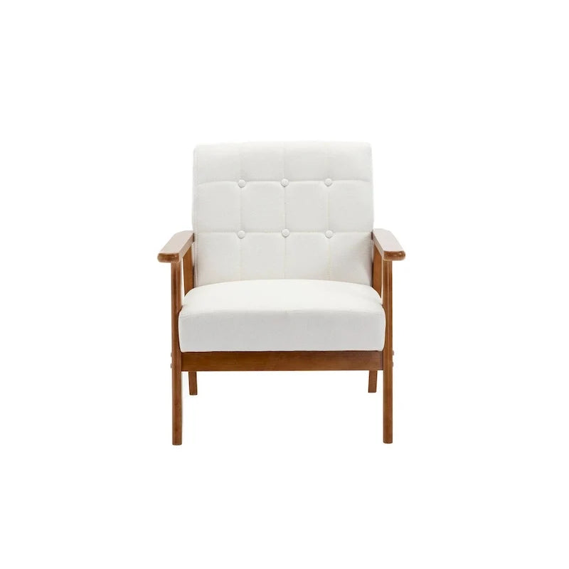 Ensemble de 2 Fauteuils d'Appoint avec Table d'appoint Fauteuil pour Salon Chambre Bureau - 78cm(H) * 64.5cm(L) * 71cm(P)