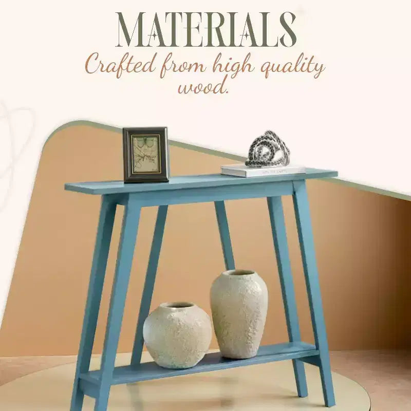 Kings Brand Furniture – Console étroite avec étagère de rangement pour couloir, entrée, vestibule, salon