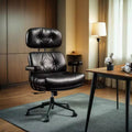 Fauteuil de bureau de direction inclinable et ergonomique HOMLUX avec support lombaire et cervical confortable