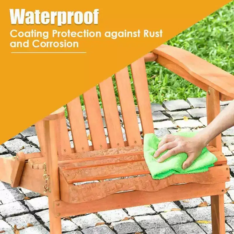 Lot de 4 chaises Adirondack pliables Costway en bois d'eucalyptus, naturel