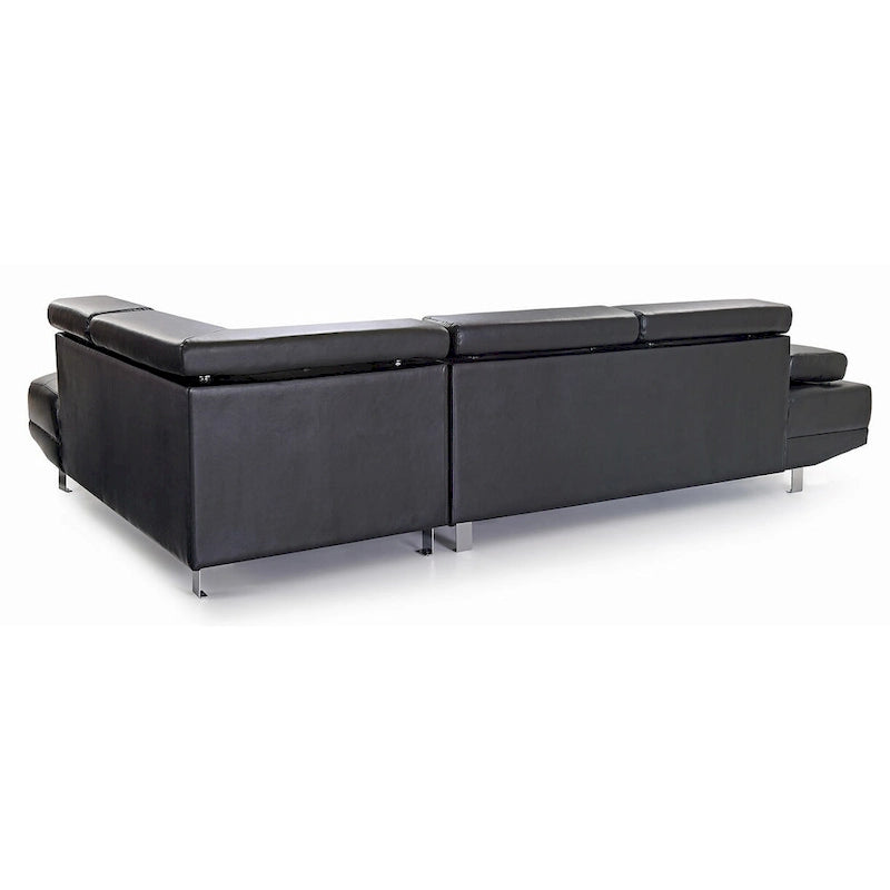 Canapé sectionnel en L 2 pièces en similicuir Riveredge de 277 cm de large - 76L x 109W x 28H