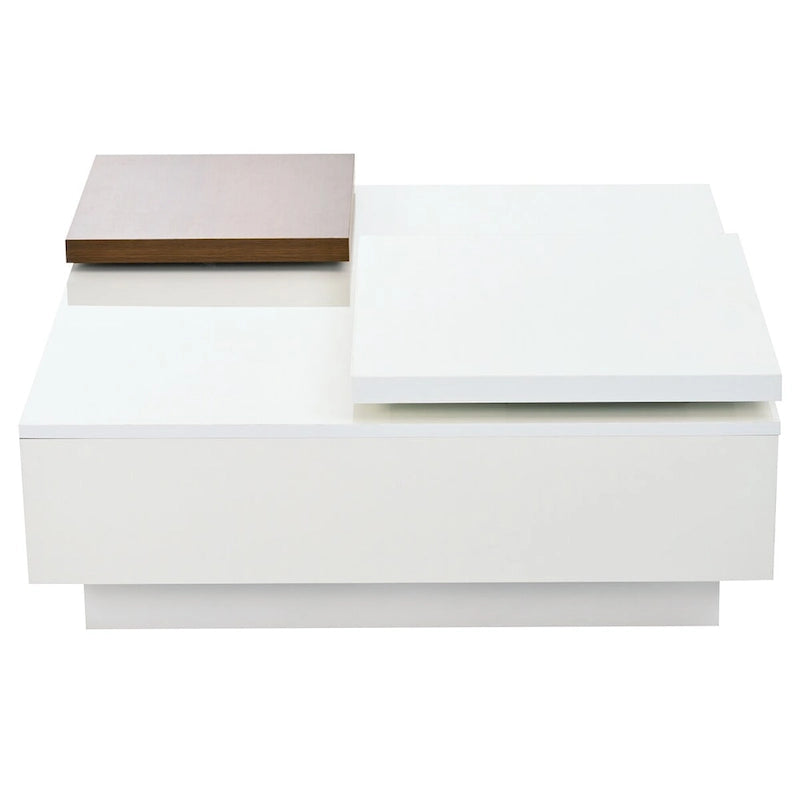 Table basse carrée moderne en bois